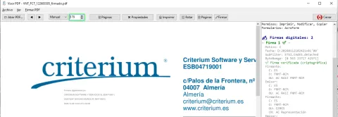 Facturae, visor y firma de archivos pdf Facturae, visor y firma de archivos pdf