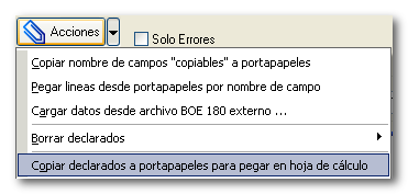  “Copiar declarados a portapapeles para ...”