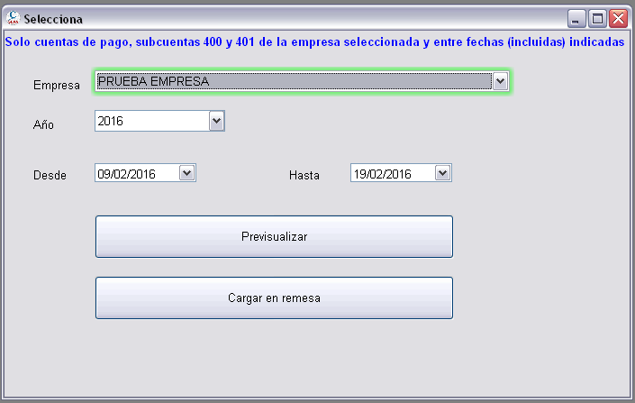 Conexión a Aplifisa para realizar transferencias SEPA