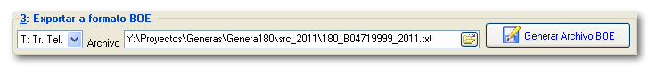 “Generar Archivo BOE”