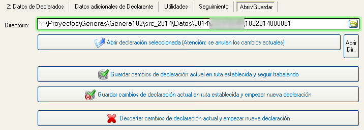 Abrir declaración de modelo 182