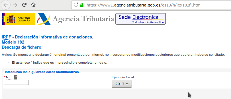 Descargar declaraciones desde Agencia Tributaria