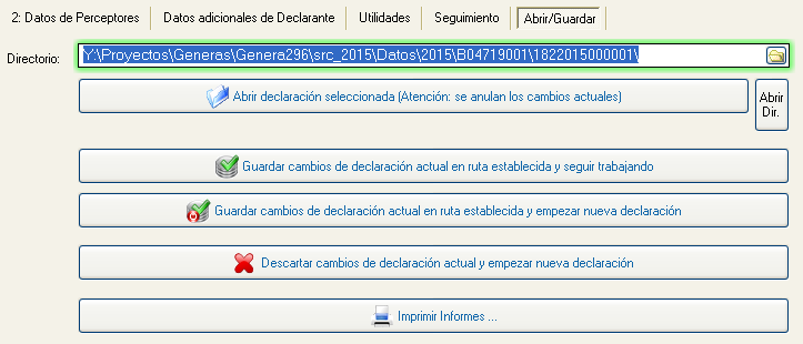 Abrir declaración de modelo 296