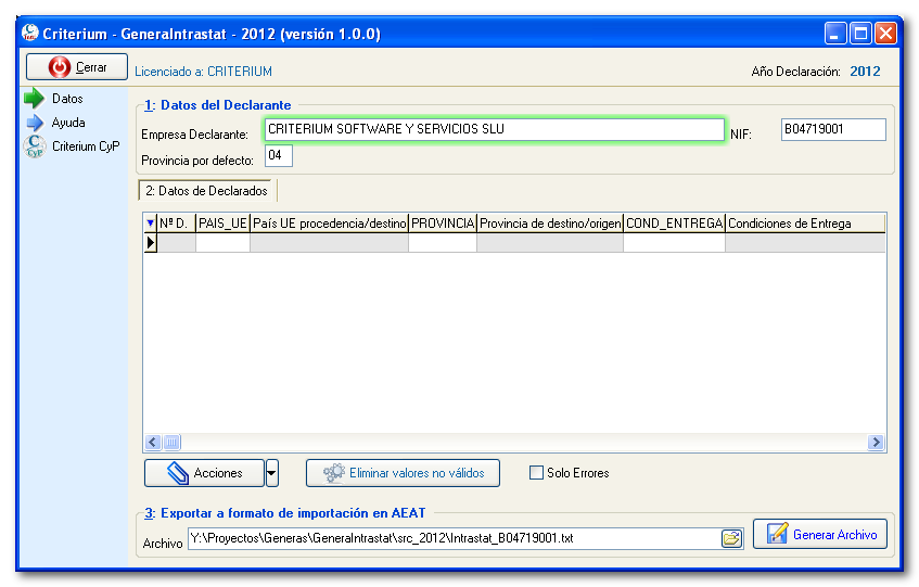 Copie y pegue dicha clave y pulse “Registrar”