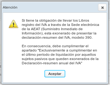 303 de último periodo si está en SII