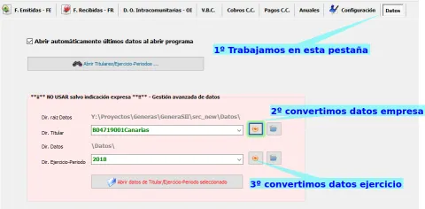 Actualización de tablas en base de datos