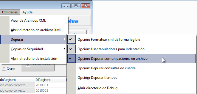 Depurar errores de comunicación