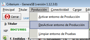 Desactivar modo producción